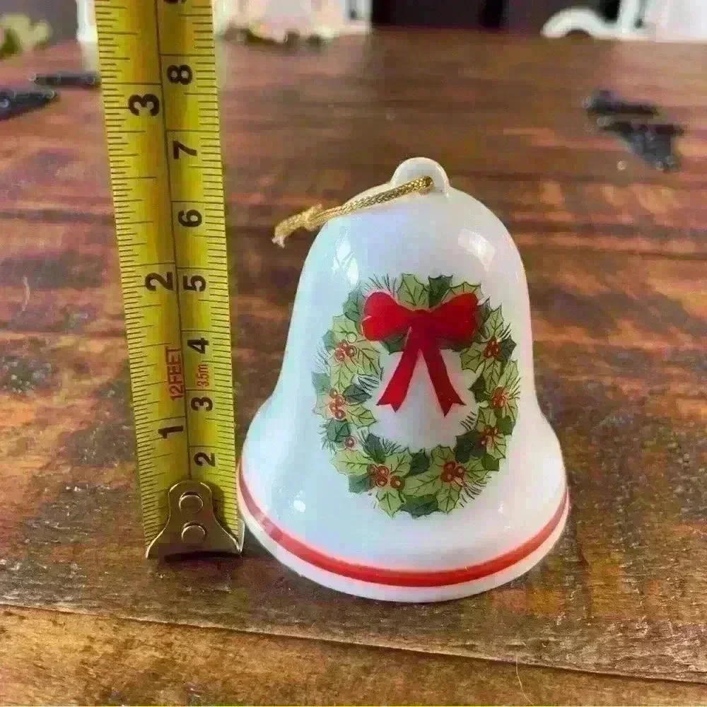 Vintage Made‎ in Japan porcelain Christmas 1984 Bell